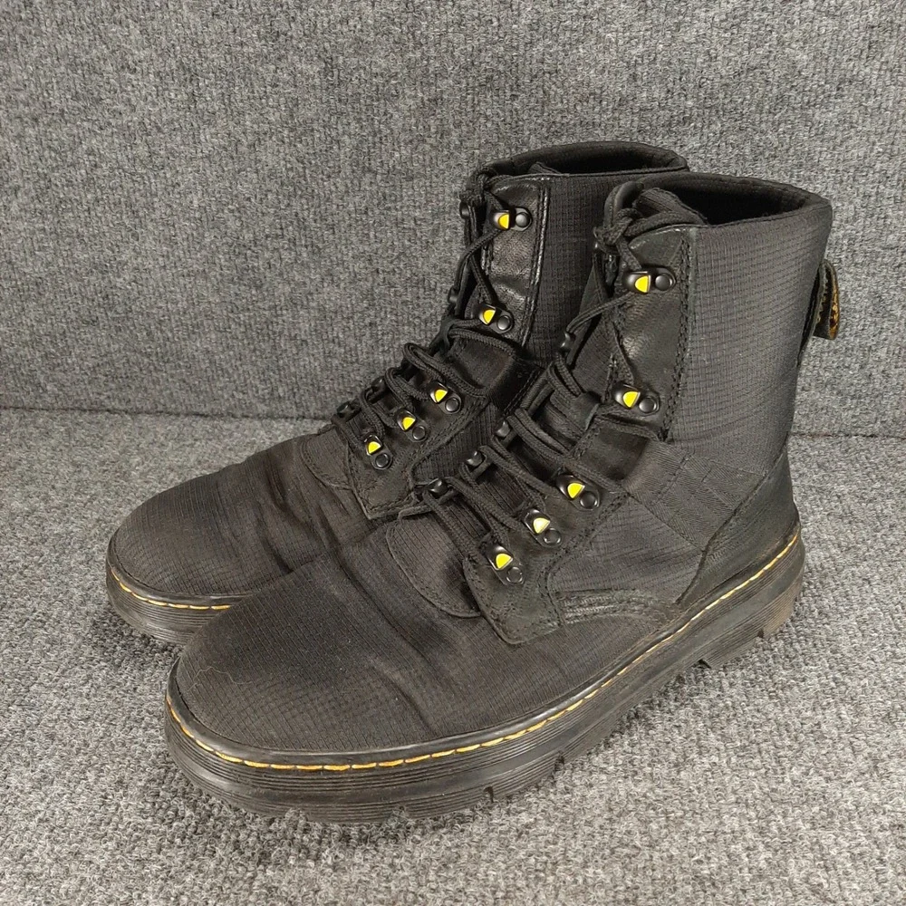 Dr. Martens Combs Tech II Boot LA004 SH 05 X Size 11 Black Mens Utility Tactical